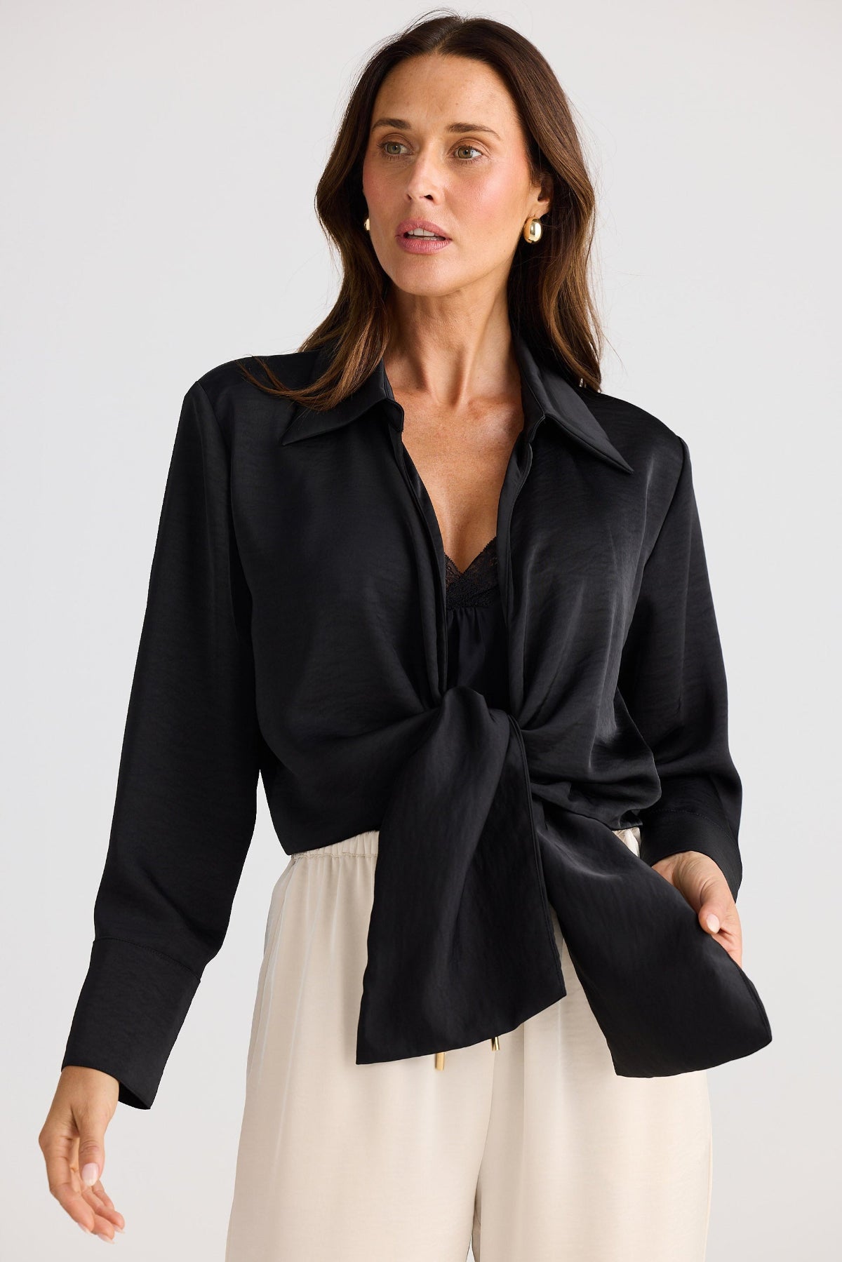 Brave + True- Soprano Overshirt Black