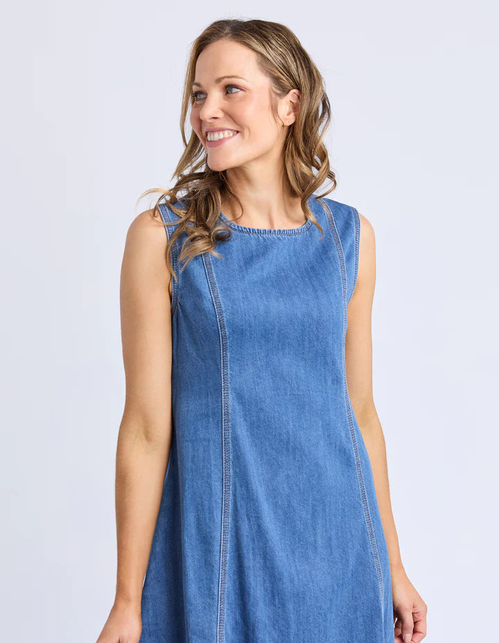 SOLENE DENIM DRESS