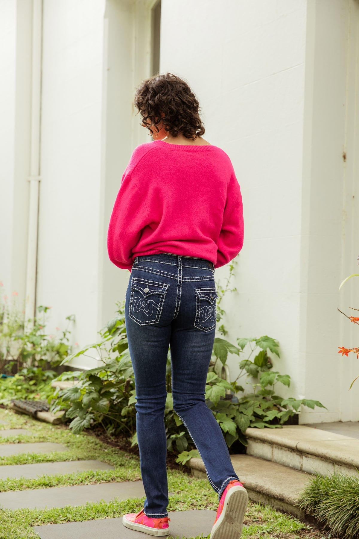 New London Jeans-CHELSEA Denim /White Stitching