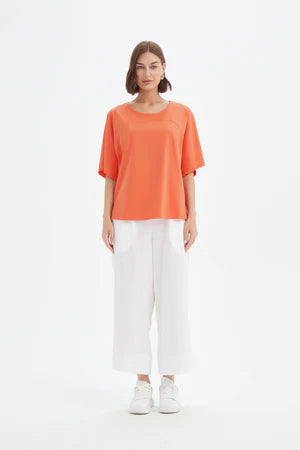 Wide Sleeve Yoke Tee