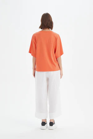 Wide Sleeve Yoke Tee