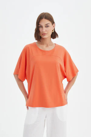 Wide Sleeve Yoke Tee