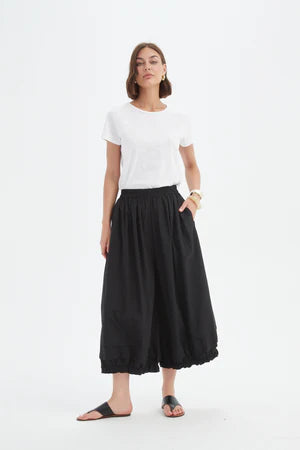 Ruffle Cuff Easy Pants