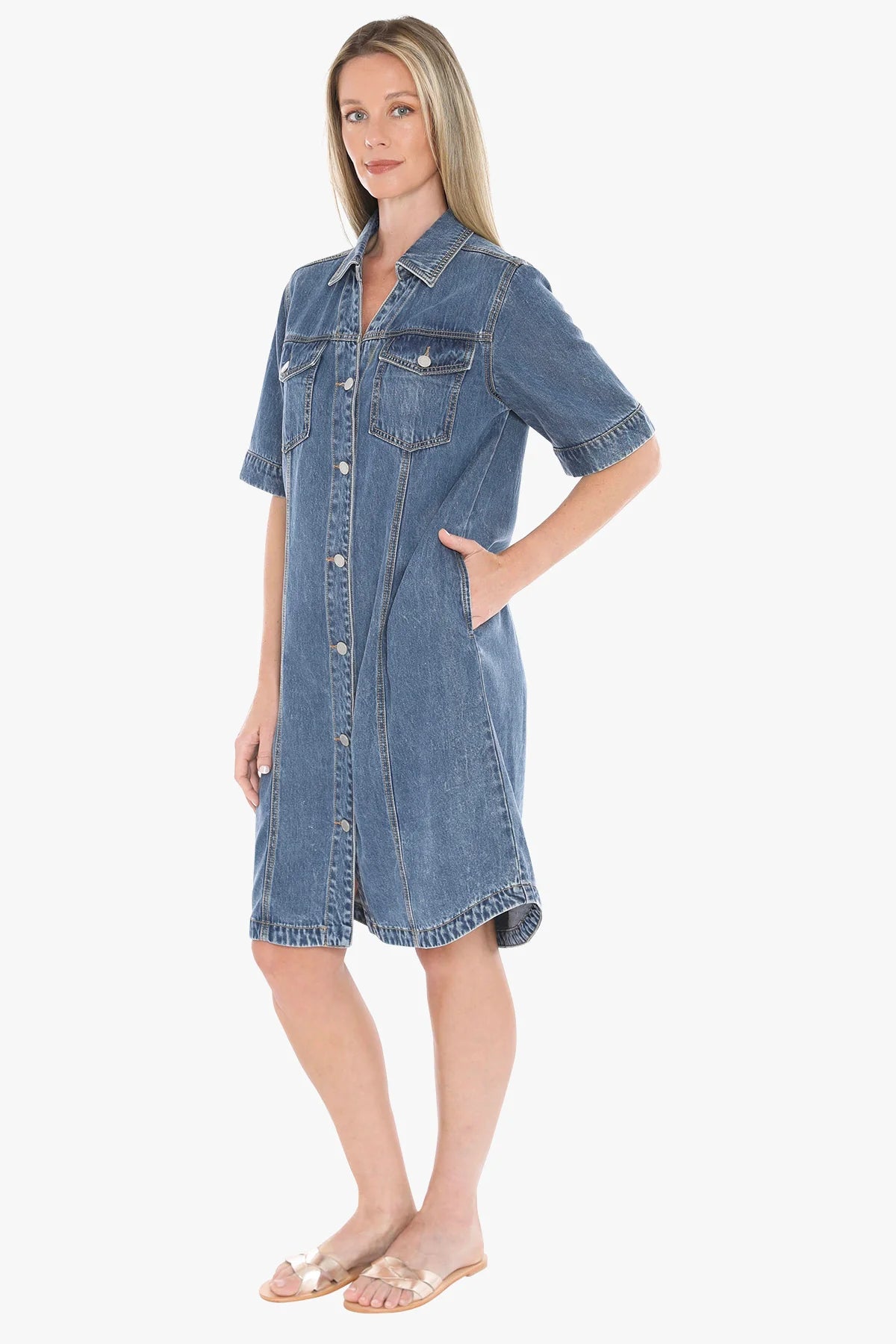 Soft Denim Dress