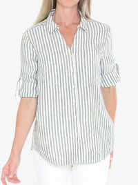Stripe Linen Shirt