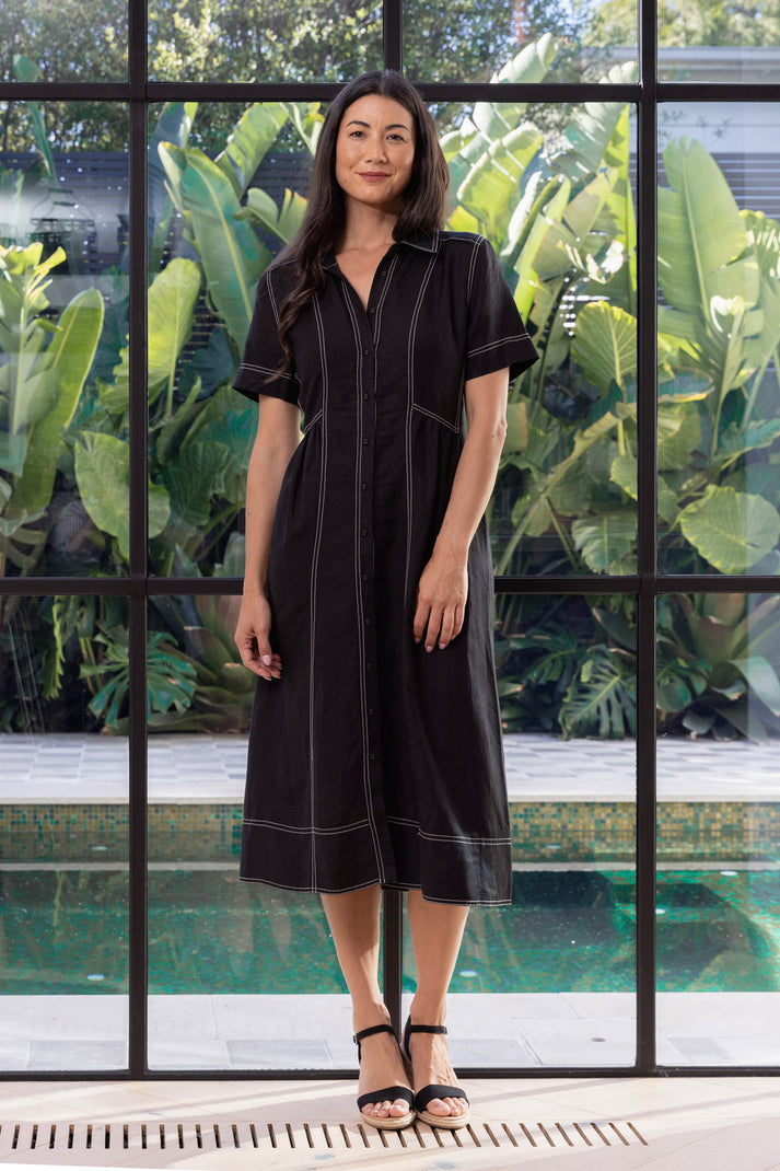 Contrast Stich Dress