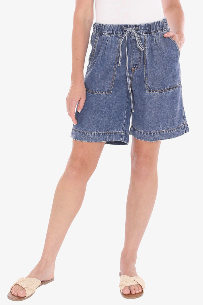 Soft Denim Shorts
